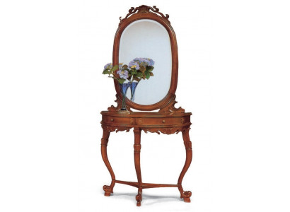 Italienesch Miwwelen 2-Stéck Set Miwwelstil StileElisa Konsolendësch Spigel Holz Nei