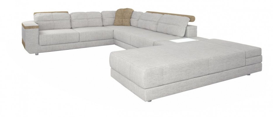Eck Sofa Couch Polster Ecke Lieder-Sofa Couchen Miwwelen Neien Wunnlandschaft U Form