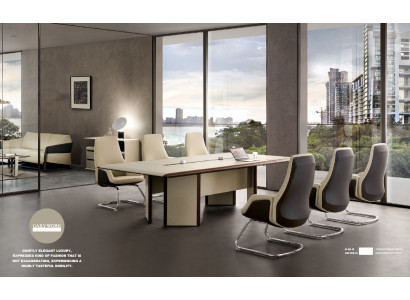 Bürosmiwwel Dëscher Design Versammlungs- Konferenzdëscher Ariichtung Dësch