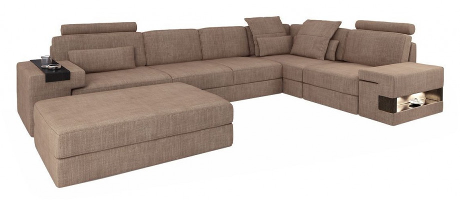 Wunnlandschaft Ecksofa L-Form Sofa Set Design Couch Textil Modern Polster Nei