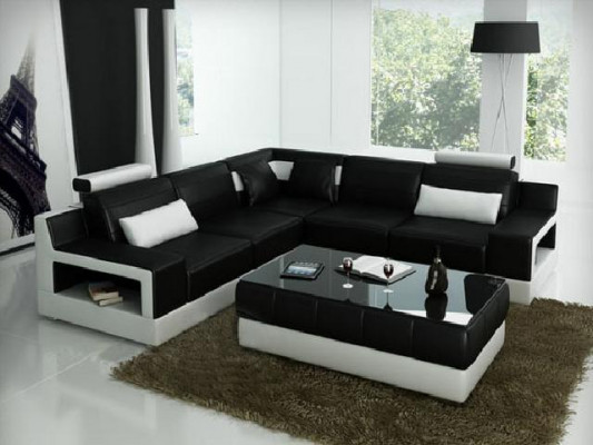 Liederdivan Eckdivan Design Kanapé Bettfunktioun Garnitur Wunnlandschaft Polster Nei