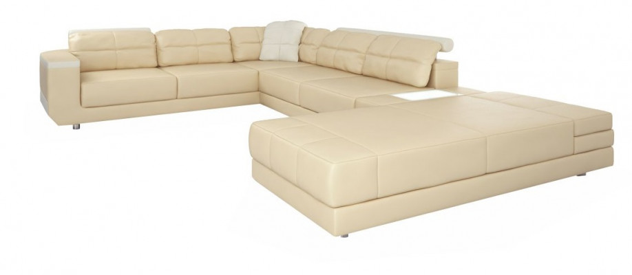 Sofa Eckcouch Canapé Design Polster Ecksofa Wohnlandschaft U Form Sofas Couchen
