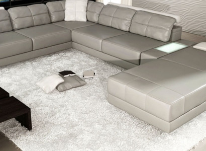 Wunnlandschaft Ecksofa Couch Gro Lieder Polster Sëtz Eck Sofa U Form Sofasen Nei