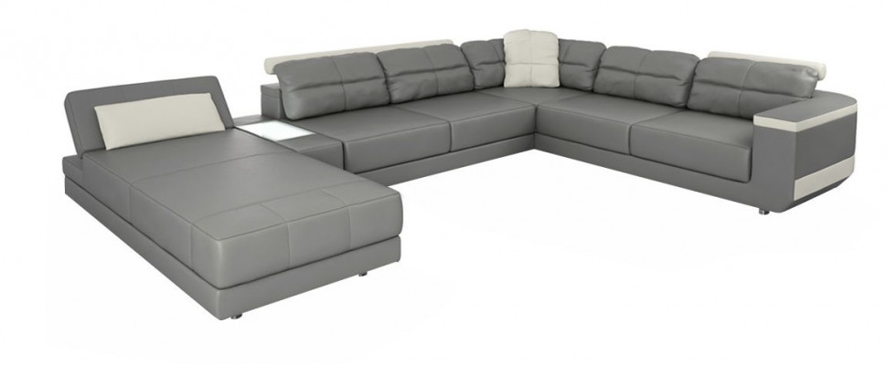 Wunnlandschaft Ecksofa Couch Gro Lieder Polster Sëtz Eck Sofa U Form Sofasen Nei