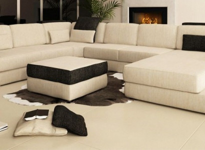 XXL Wunnlandschaft Sofa Canapé Polster Sofa Eck Designer U-Form Ecksofa Nei