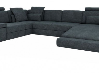 Ronnen Eck Sofa Këssen XXL Grouss U-Form Canapéen Wunnlandschaft U Form Sofae Neit