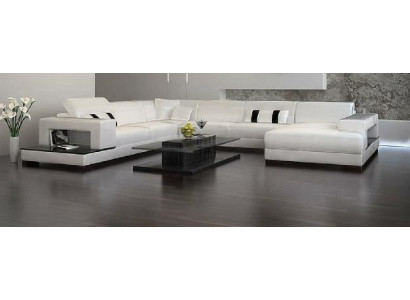 Wunnlandschaft Couch Polster Eck Garnitur Designer Ledersofa Grouss Sofa Neit