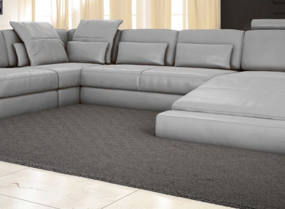 Schlofsofa Canapé Design Polster Textil Eck Wunnlandschaft Eckcanapé Stoff U-Form