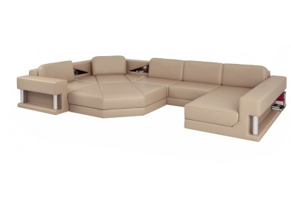 Ecksofa Sofa Couch Polster Garnitur Lieder Sofas Eck Wunnlandschaft U Form XXL