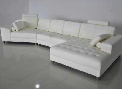 Design Ecksofa Lieder Couchen Sofas U-Form Sofa Couch Polster Neie Wunnlandschaft