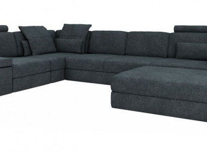Design Sofa Couch Eck mat Hocker Miwwelen Wunnzëmmer L-Form Modern Luxus