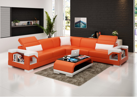 Liedercouch Sofa Wunnlandschaft Eckcouch Eckgarnitur Design Modern Sofa mat USB