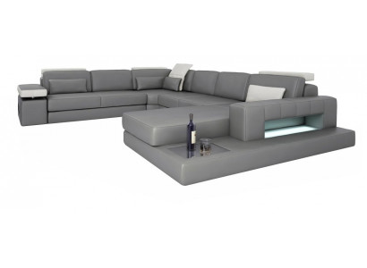 Sofaen Grom Nei Sofa U-Form Stoffsofa Couch Wunnlandschaft Design Modern Lieder