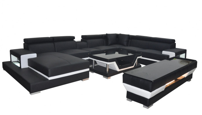 Design Liederpolstersëtz Ecksëtzgrupp Couch Designer Garnitur