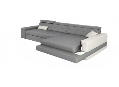 XXL Canapé Ecksofa Lieder Wunnlandschaft Sofa Design Modern Sofa L-Form