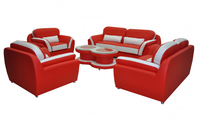 Polstersofa Couchen Sofae Couch Garnitur Design Garniture 4tlg Garniture USB