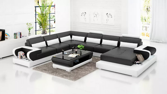 Eckgarnitur Ecksofa Sofa Couch Polster Sofae Nei Couchen Wunnlandschaft Designer