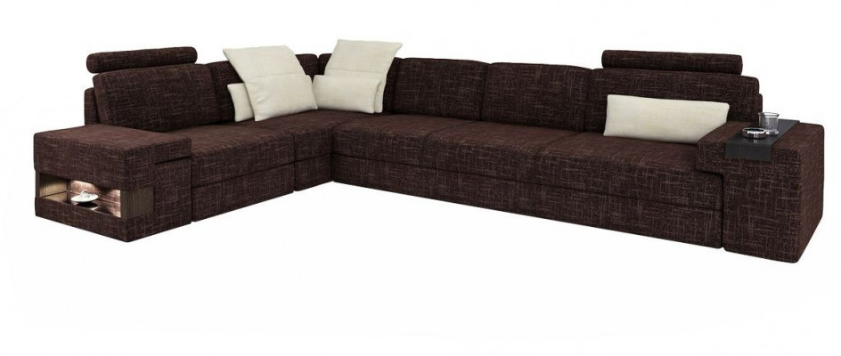 Wunnzëmmer Brong Miwwelen Textil Canapéën Eckcanapé L Form Canapé Polstermiwwel Schlofcouch