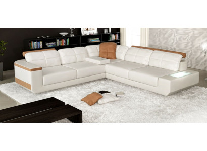 Modernen Design Sofa L-Form XXL Canapé Ecksofa Lieder Wunnlandschaft