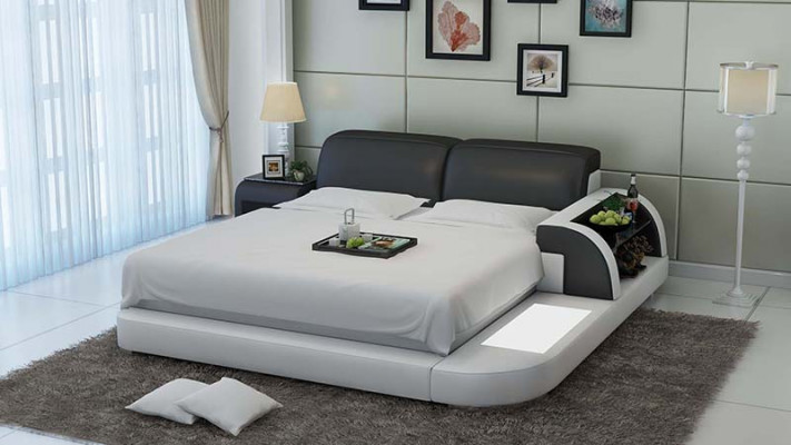 Duebelbett Waasserbett Hotel Better Komplett Liederbett, Bett gepolstert Waasser + USB