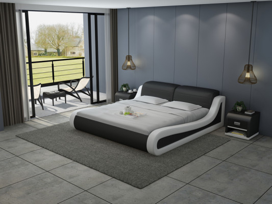 Waasserbett Hotel Duebelbett Better + USB Komplett Liederbett Waasser Polsterbett