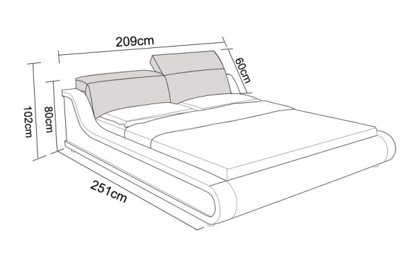 Waasserbett Hotel Duebelbett Better Mat USB Komplett Liederbett Polsterbett Waasser