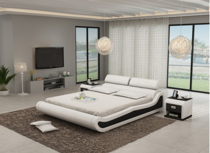 Waasserbett Hotel Duebelbett Better Mat USB Komplett Liederbett Polsterbett Waasser