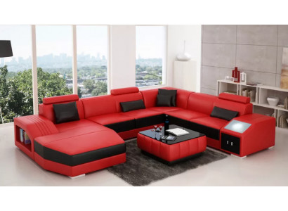 Liederdivan Designer Divan Ecke Sofa U-Form Modernen Divan Liederdivan Ecke Sofa Polster