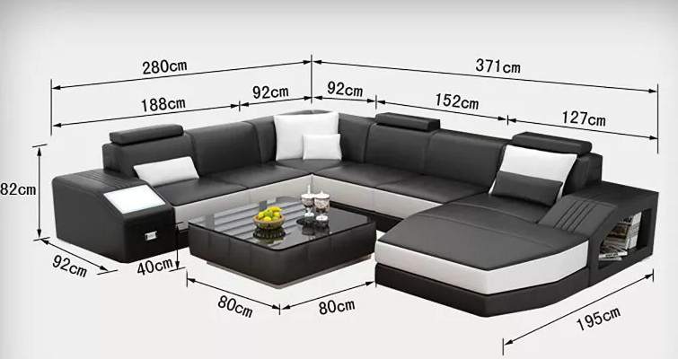 Liederdivan Designer Divan Ecke Sofa U-Form Modernen Divan Liederdivan Ecke Sofa Polster