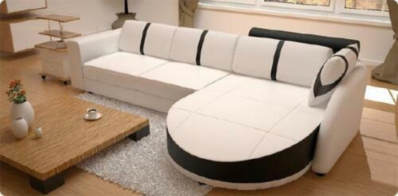 ECKSOFA AUS LEDER MAT BETTFUNKTION DESIGNERSOFA SCHLAFSOFA LEDERECKSOFA mat USB