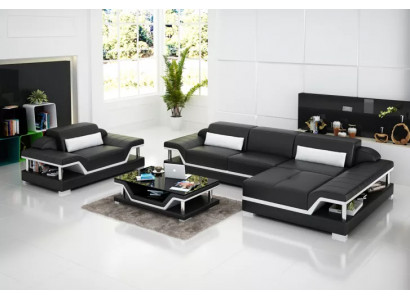 Ecksofa Wunnlandschaft Eckcouch Eckgarnitur Polstersofa L-Form Liederdivan Couch