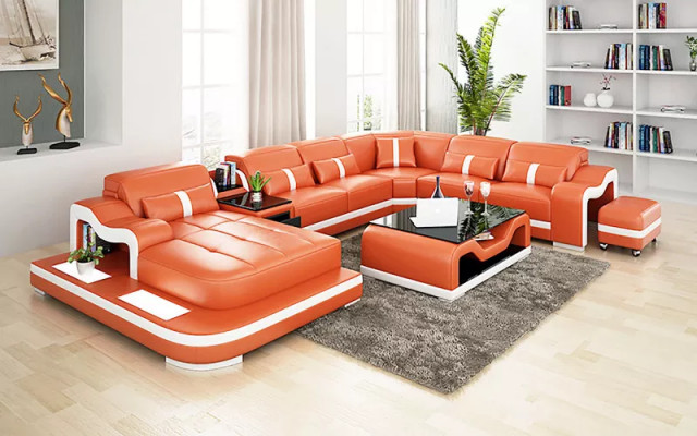 Design Ecksofa U Form Wunnlandschaft Designer Sofa Liederzofa Eckgarnitur Polster