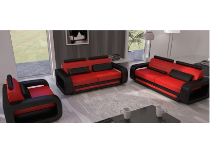 Sofa Garnitur Sofa Canapé Polster Lieder Canapéë Sofae 3+2+1 Davos Set Garnitur Nei