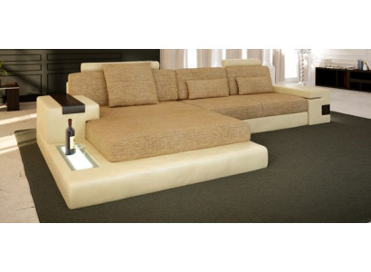 L-Form Sofa Canapé Design Canapé Textil Modern Dekoratioun Wunnlandschaft Eckssofa Nei