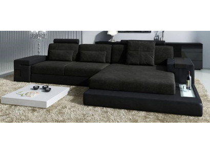 Ecksofa Sofa L-Form Textilsofa Couch Wohnlandschaft Esk Modern Sofae.