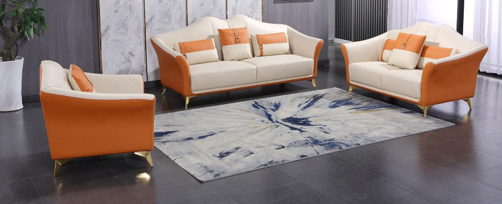 Chesterfield Sofagarnitur Polstersëtzgarnitur 2tlg. Set 3+2 Sëtzer Nei