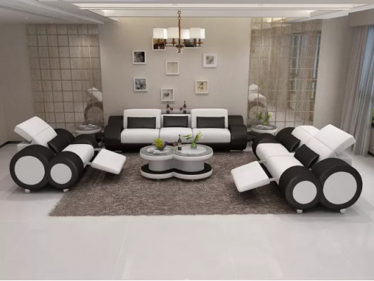Wunnlandschaft Designer Sofa Sofagarnitur 321 Sëtzer Ecksofa Polster Garnitur