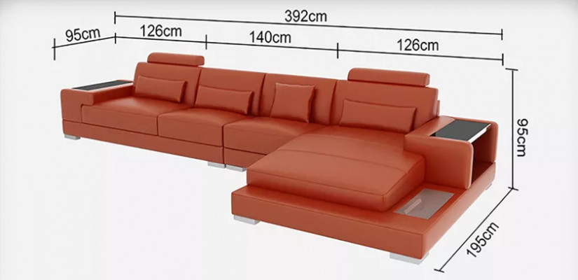 Këssen Ecksofa Wunnlandschaft Designer-Sofa Ecksofa L-Form Ecksofa Lieder-Sofa