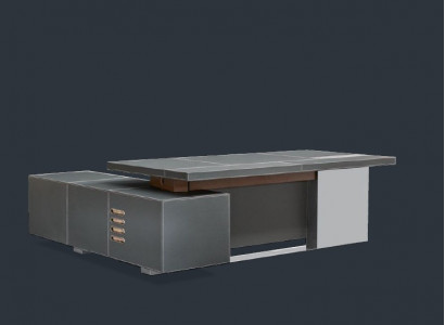 Design Büro Miwwel Ariichtung Schreifdësch Eck Dësch Chef Lieder Holz