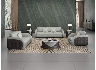 Exklusiv Designer Miwwelen 32-Sëtz-Couch Polster Garnitur 2-Deel Wunnlandschaft