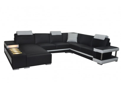 Designer Liederpolster Ecke Sofa Polster Eck Landschaft Zëmmer Grouss Lieder