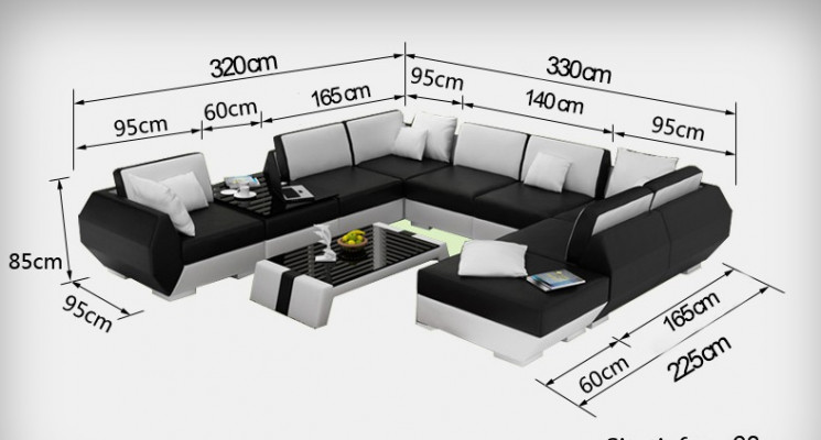 Liederdivan Canapé Sofasett Nei Eckdivan Eck Set Design Modern Divan R7002