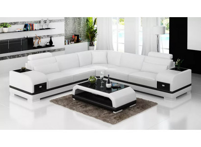 Design Lieder-Garnitur Couchen Eckcouch Sofa Polstersofas Liedercouch Wunnzëmmer
