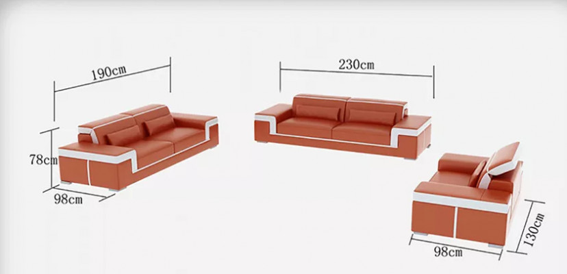 Wunnlandschaft Canapé Sofa Garnitur 321 Sëtzer Ecksofa Polsterset Designer Garnitur