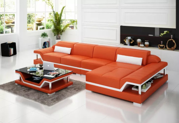 Woohnlandschaft Liederdivan Eckdivan L-Form Modernen Divan Eckdivan Polster