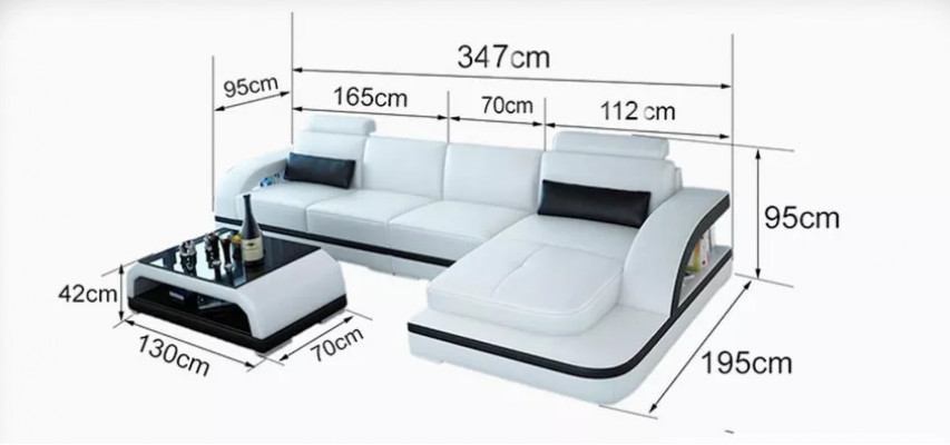 Modern Sofas Landschaft Lieder Sofa Ecksofa Polster Ecksofa L-Form