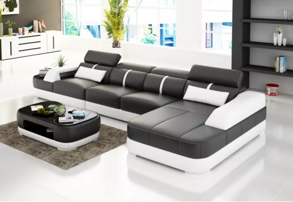 Design Ledergarnitur Stuff Eckcouch Ledercouch Sofa Polstercouchen Sofas