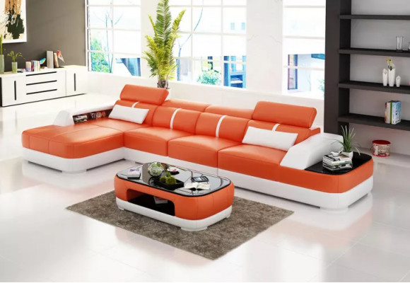 Design Ledergarnitur Stuff Eckcouch Ledercouch Sofa Polstercouchen Sofas