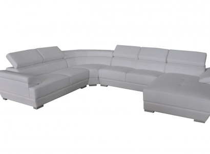 Sofa Ecksofa Design Polster Eckcouch Eckgarnitur Canapé Wunnlandschaft U-Form +USB