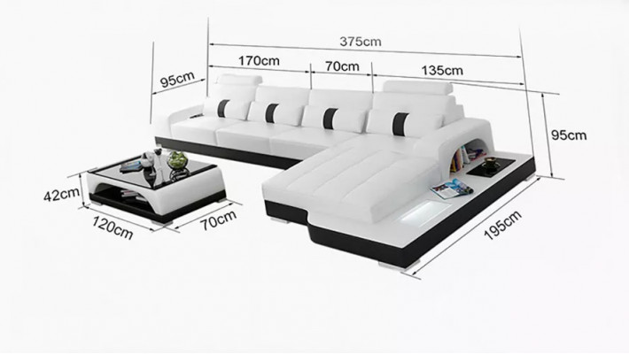 Eckcouch L-Form Eckcouch Lieder-Couch Designer-Couch Polster Eckcouch Wunnlandschaft